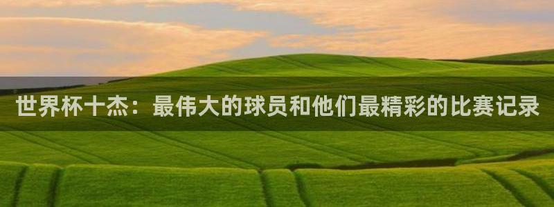 美洲杯直播：世界杯十杰：最伟大的球员和他们最精彩的比赛记录