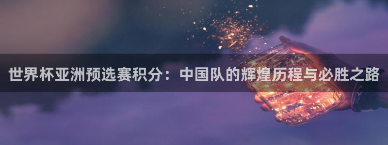 足球世界杯2026：世界杯亚洲预选赛积分：中国队的辉煌历程与必胜之路